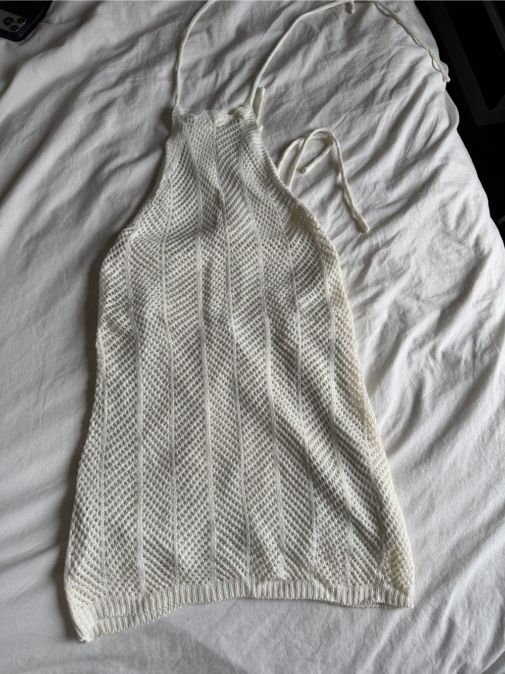 White Crochet Swim Cover-Up